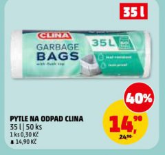 CLINA PYTLE NA ODPAD