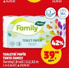 TENTO TOALETN� PAP�R