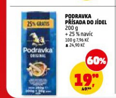 PODRAVKA PŘÍSADA DO JÍDEL