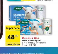 TENTO TOALETN� PAP�R