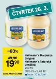 HELLMANN´S TATARSKÁ OMÁČKA, MAJONÉZA