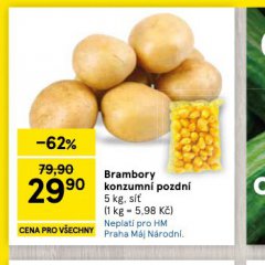 BRAMBORY KONZUMN� POZDN�