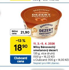 MILSY\ B�NOVECK� SMETANOV� DEZERT