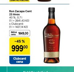 RON ZACAPA CENT 23 ANOS
