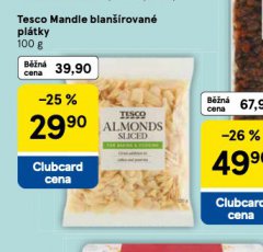 MANDLE BLANŠÍROVANÉ PLÁTKY