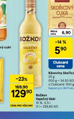 BO�KOV VAJE�N� LIK�R