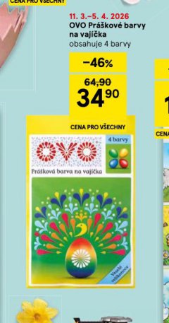 OVO PR��KOV� BARVA NA VAJ��KA