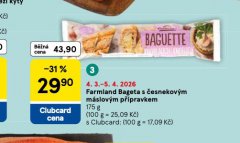 BAGETA S ČESNEKOVÝM MÁSLOVÝM PŘÍPRAVKEM