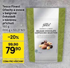 TESCO FINEST O�ECHY A OVOCE V BELGICK� �OKOL�D� S K�VOVOU P��CHUT�
