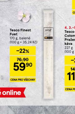 TESCO FINEST FUET