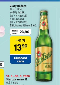 PIVO ZLAT� BA�ANT