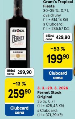 FERNET STOCK ORIGINAL