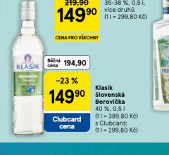 KLASIK SLOVENSK� BOROVI�KA
