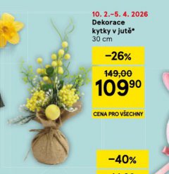 DEKORACE KYTKY V JUT�