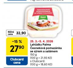 ČESNEKOVÁ POMAZÁNKA SE SÝREM A SALÁMEM