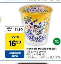 MILKO BIO MATYLDA DEZERT
