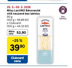 MILSY LACTINO B�NOVECK� NIT� NEUZEN� BEZ LAKT�ZY