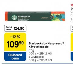 STARBUCKS BY NESPRESSO KÁVOVÉ KAPSLE