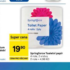 SPRINGFORCE TOALETN� PAP�R