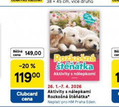 AKTIVITY S NÁLEPKMAI ROZKOŠNÁ ŠTĚŇÁTKA