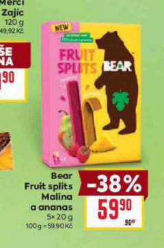 BEAR FRUIT SPLIT S MALINA A ANANAS