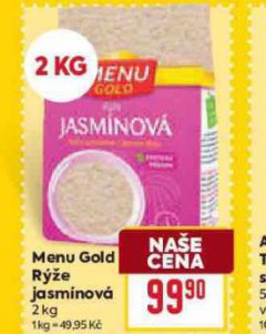 MENU GOLD RݎE JASM�NOV�