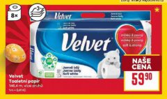 VELVET TOALETN� PAP�R