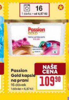 PASSION GOLD KAPSLE NA PRAN�