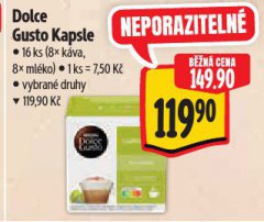 K�VOV� KAPSLE DOLCE GUSTO