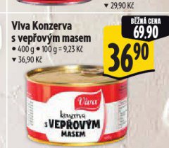 VIVA KONZERVA S VEP�OV�M MASEM