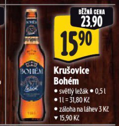 PIVO KRU�OVICE BOH�M