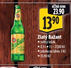 PIVO ZLAT� BA�ANT