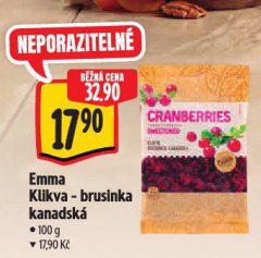 EMMA KLIKVA BRUSINKA KANADSK�