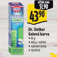 DR. OETKER GELOV� BARVA