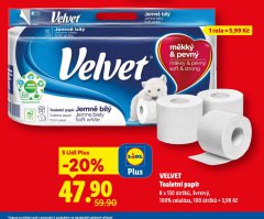 VELVET TOALETNÍ PAPÍR