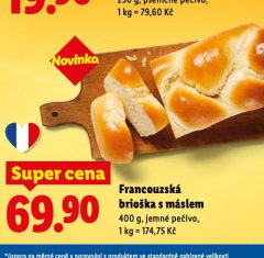 FRANCOUZSKÁ BRIOŠKA S MÁSLEM