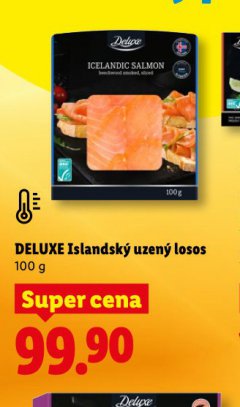 DELUXE ISLANDSKÝ UZENÝ LOSOS