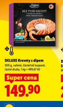 DELUXE KREVETY S DIPEM