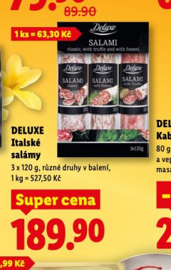 DELUXE ITALSKÉ SALÁMY