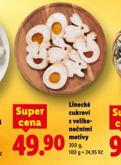 LINECK� CUKROV� S VELIKONO�N�MI MOTIVY