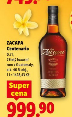 ZACAPA CENTENARIO