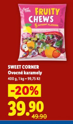 SWEET CORNER OVOCN� KARAMELY
