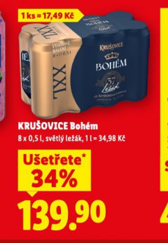 PIVO KRU�OVICE BOH�M