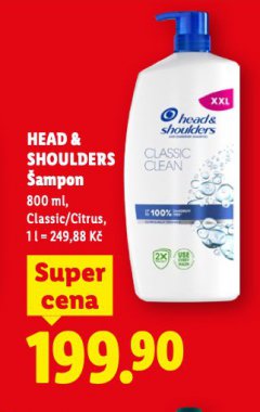 HEAD&SHOULDERS ŠAMPON