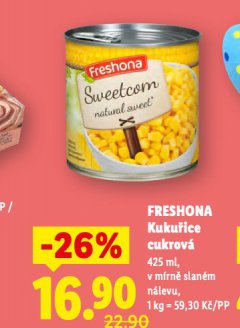 FRESHONA KUKUŘICE CUKROVÁ