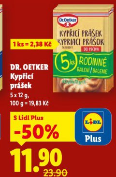 DR. OETKER KYPŘICÍ PRÁŠEK