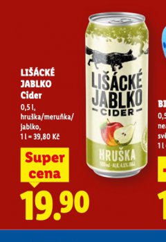 CIDER LIŠÁCKÉ JABLKO
