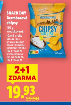 SNACK DAY BRAMBOROV� CHIPSY