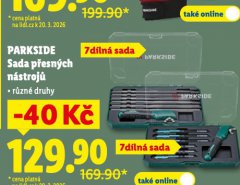 PARKSIDE SADA P�ESN�CH N�STROJ�