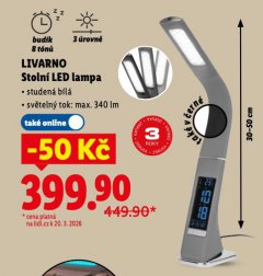LIVARNO STOLN� LED LAMPA